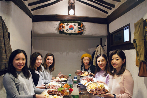 Clase de cocina Royal Seoul en un hanok centenarioClase de cocina real de Seúl en una casa tradicional hanok de 100 años de antigüedad