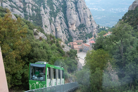 Barcelona: Montserrat, Black Madonna, Rack Railway & Liquors Transfer to Montserrat Monastery & Ticket to the Basilica