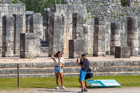 Chichen Itza: Besuche die Ruinen, die heilige Cenote und ValladolidKlassische Tour ab Cancun