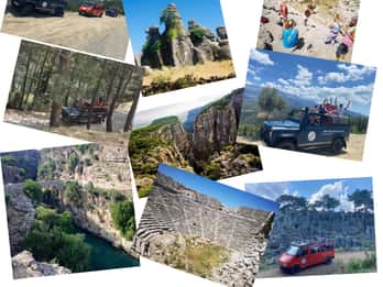 Antalya: Jeep Safari kanion Tazı, teatr Selge Adam Kayaları