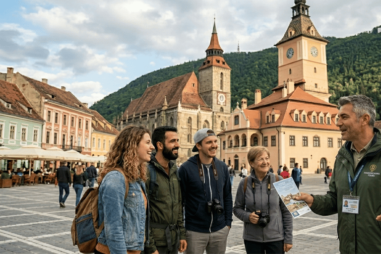 Bucharest: Dracula's Castle, Peles Castle, & Brasov Tour Coach Tour + AudioGuide in 25 languages + Host