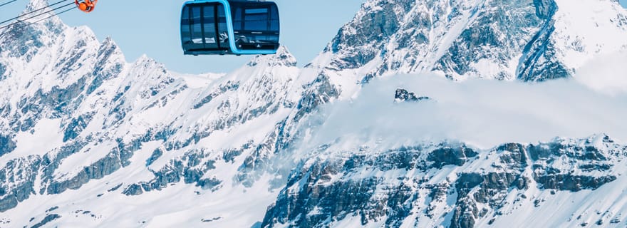 Depuis Zermatt : billet du téléphérique de Testa Grigia