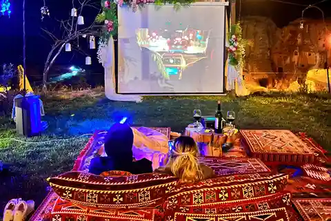 "Cinema Night in Cappadocia: Outdoor or Cave Experience"