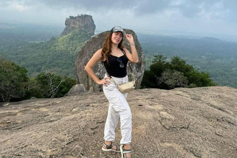 From Kandy: Sigiriya Rock & Minneriya Safari by Luxury Car