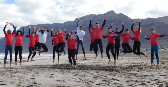 Kalufa Surf School in Caleta de Famara, Lanzarote