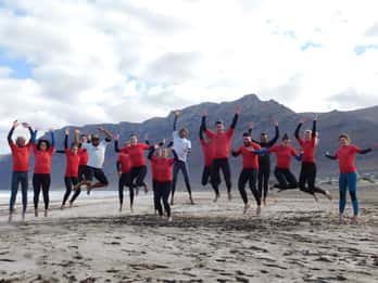 Kalufa Surf school in Caleta de Famara, Lanzarote