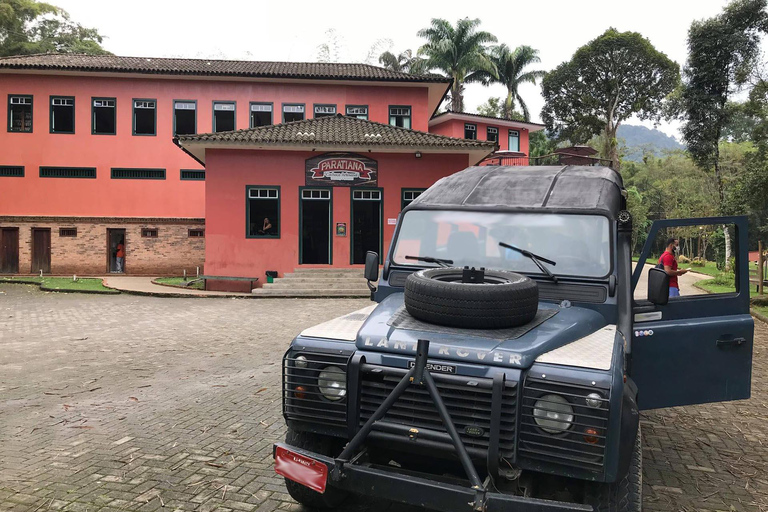 Aventure en Jeep à Paraty : sentier écologique, distillerie et baignade dans la rivièreAventure en Jeep à Paraty : parcours écologique, distillerie et baignade dans la rivièr