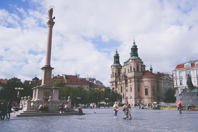 Rondleiding door de Oude en Nieuwe Stad van Praag en boottochtPrijs groepsreis