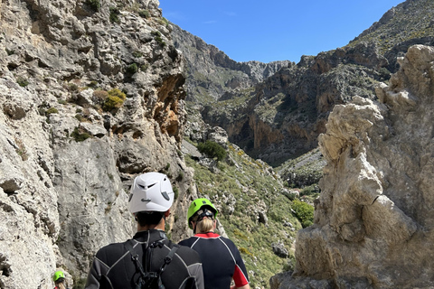 Von Rethymno aus: Fluss-Trekking in der Kourtaliotiko-SchluchtAbholung und Rücktransfer