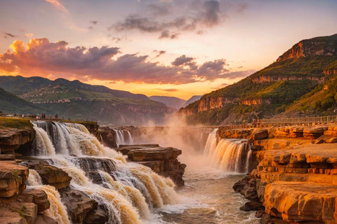 Shanxi: Hukou Waterfall Ticket & Shuttle Pass