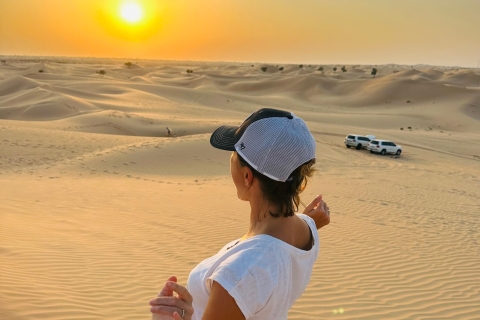 Abu Dhabi: Escape From City Desert Tour w/ Camel Ride & BBQ Sharing Vehicle Package with BBQ, Camel Ride & Sandbording
