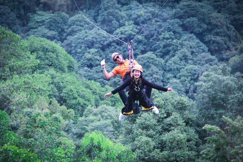 Chiang Mai Jungle Zipline, Luge & Giant Swing Adventure Option A: Skyline Zipline + Giant Swing