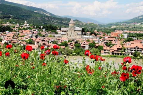 Mtskheta, Jvari, gori, uflistsikhe, history and panorama