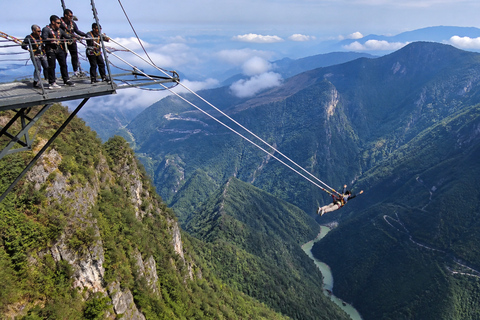 Zhangjiajie: Qixing Mountain Tickets & Adventure Options Cliff Hammock Via Ferrata Route