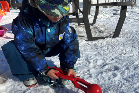 Speel met sneeuw bij HOKKAIDO Sneeuwpark &amp; Outlet ShoppingSki- en rodelervaring volledig draaiboek