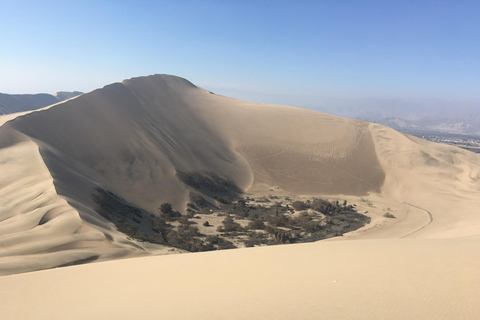 Paseo loco en buggy sandboarding y puesta de sol