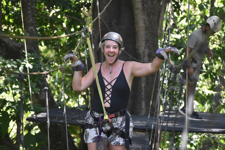 Santa Teresa: Zipline Adventure with Ocean & Jungle Views