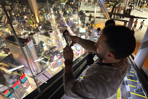 Tokyo: Shibuya Sky Sunset Entry & Night Walking Tour