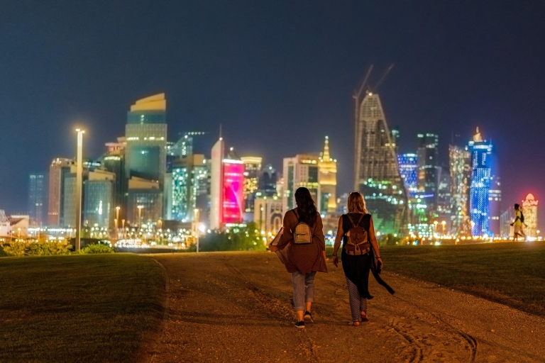 Doha: Combo Private Night City + Night Desert Safari Tour.