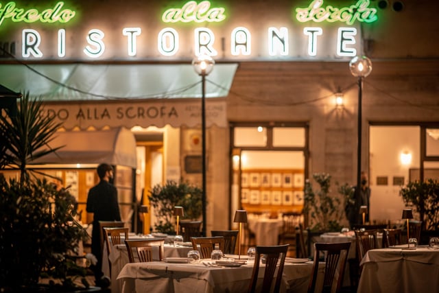 Alfredo alla Scrofa étterem Rómában: Egyél úgy, mint egy sztár