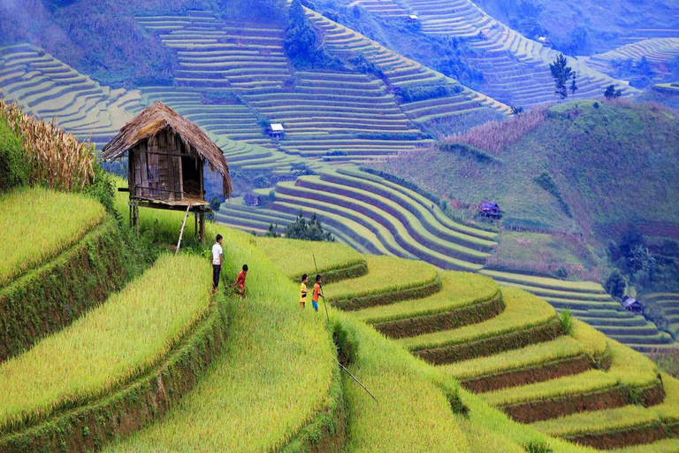 Hanoi: Sapa 3-Day Fansipan, Glassbridge, Cat Cat & Moana Half Day Glassbridge & Silver Waterfall From Sapa Town
