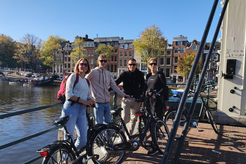 Amsterdam visita guiada en bicicleta en francés