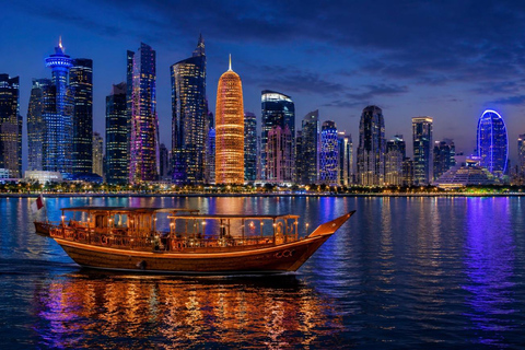 Sunset & Skyline Cruise with Dinner & Refreshments Dhow cruise with dinner & refreshments