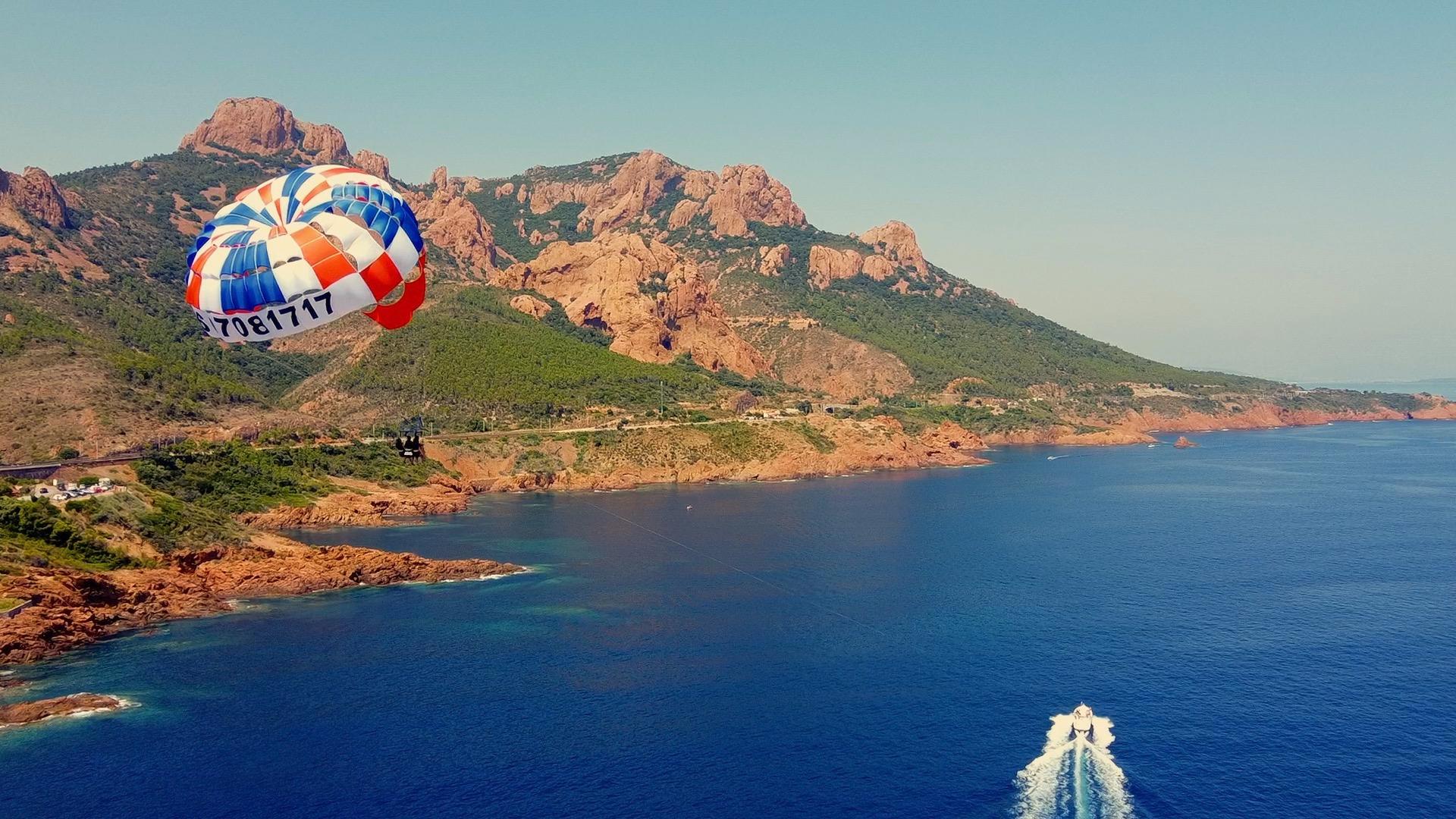 Gleitschirmfliegen in Agay-Saint-Raphaël