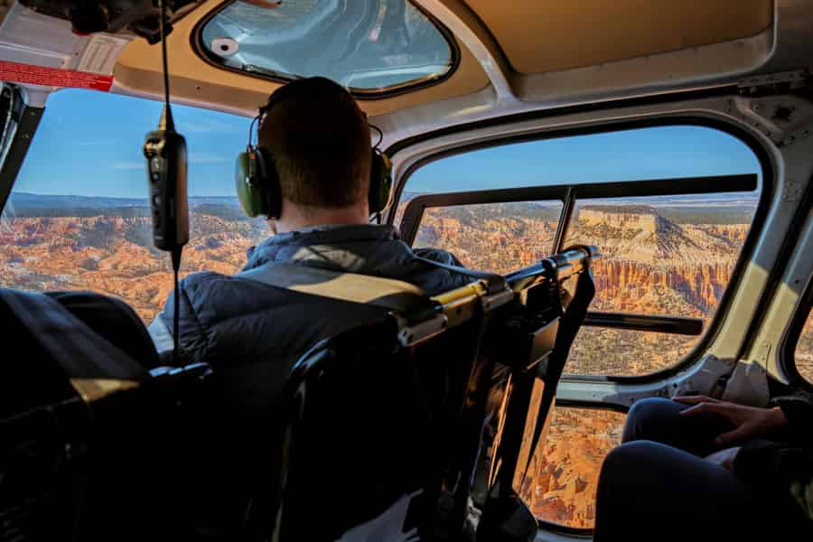 Bryce-Canyon-Nationalpark: 15-minütiger Helikopterrundflug. Foto: GetYourGuide Bryce-Canyon-Nationalpark: 15-minütiger Helikopterrundflug. Foto: GetYourGuide