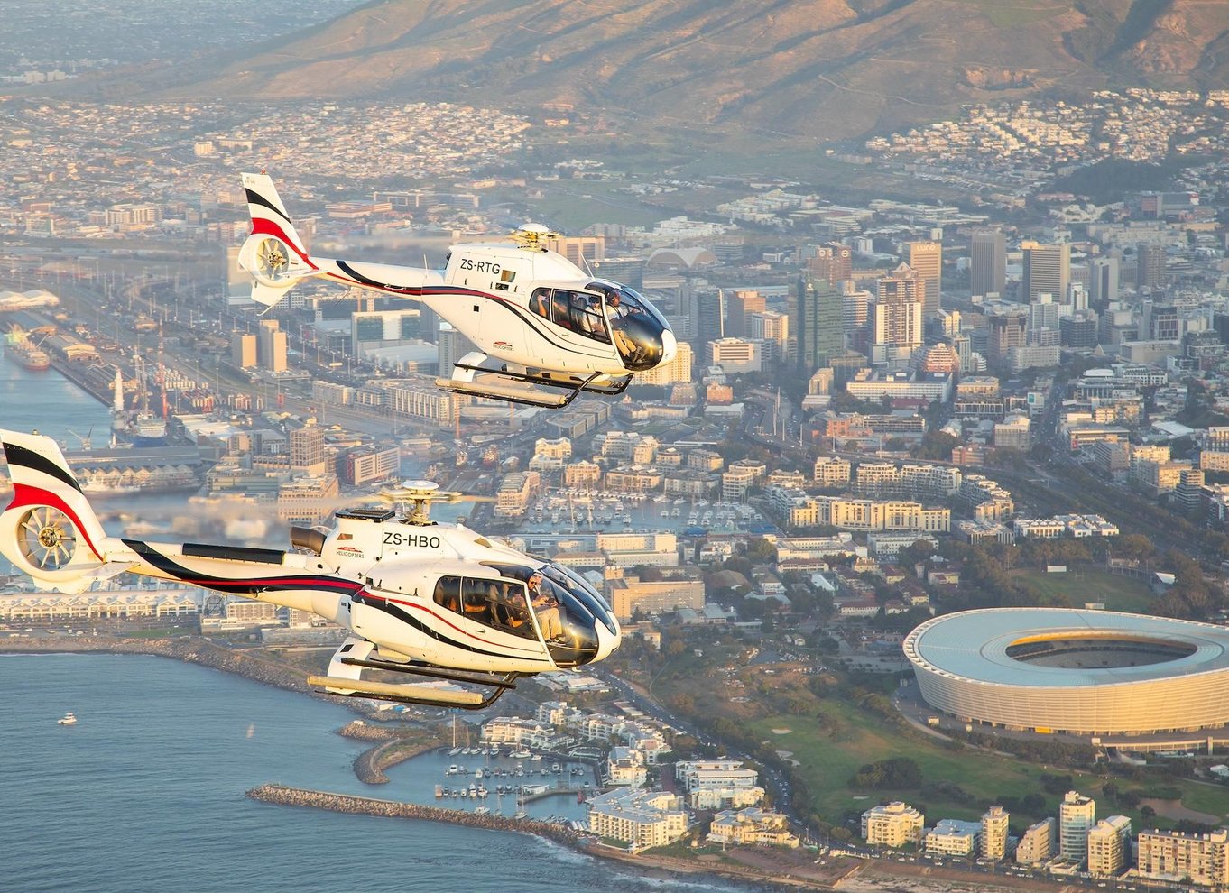 Cape Town: 12-minutters byrundvisning i helikopter