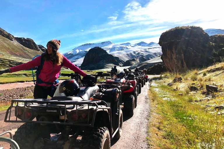 Cusco: Rainbow Mountain in ATV (Quads) | Long Route | Rainbow mountain in ATV