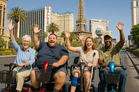 Las Vegas Strip: Mobility Scooter Tour W/ Lunch