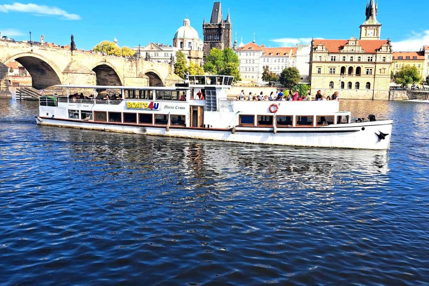 Prag: 2 Klukkustunda Söguleg Bátsferð með Dýrindis Hádegismat