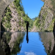 From Nagano/Nozawa: Kiyotsu Gorge and Art Field Day Trip