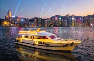 Hongkong: Victoria Harbour Abendrundfahrt mit Getränken