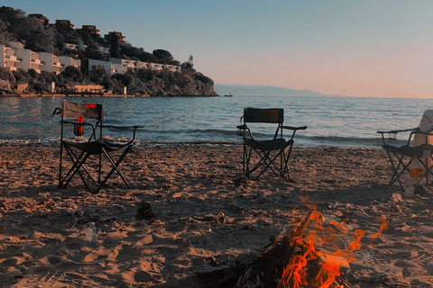 From Baku: Bilgah Beach Overnight Camping Trip with BBQ