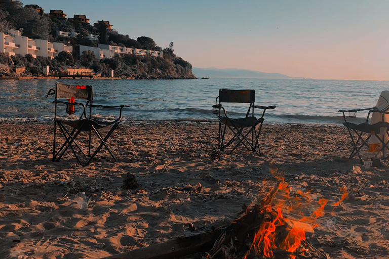 From Baku: Bilgah Beach Overnight Camping Trip with BBQ