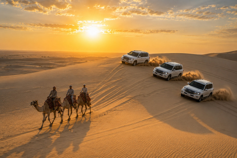 Doha Desert Safari: Sunset Dune Bashing Camp Access & Dinner