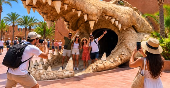 Souk El Had & Crocoparc Tour from Agadir & Taghazout