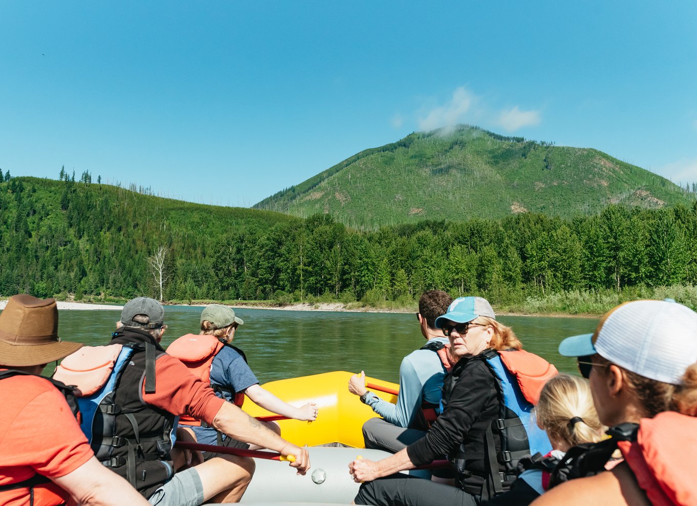 West Glacier: Naturskøn rafting i Glacier National Park