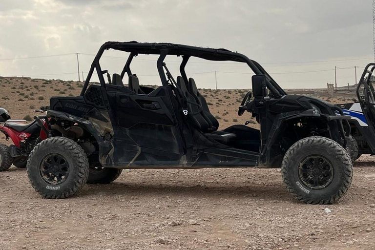 Pacote para o deserto de Agafay: passeio de buggy e de camelo e jantar com espetáculoPacote Deserto de Agafay: passeio de quadriciclo, passeio de camelo e jantar com show