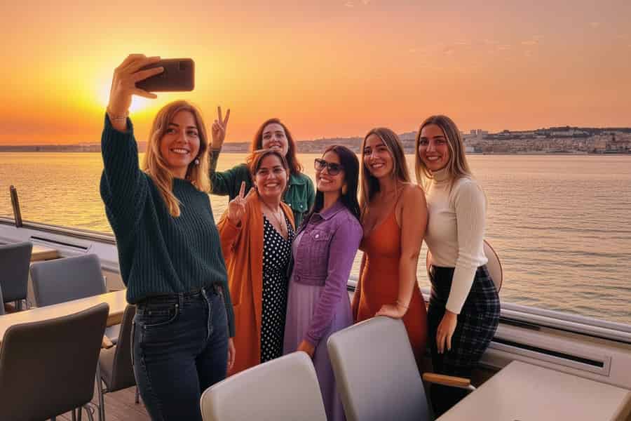 Lissabon: Sonnenuntergangsfahrt mit Begrüßungsgetränk und Snacks. Foto: GetYourGuide