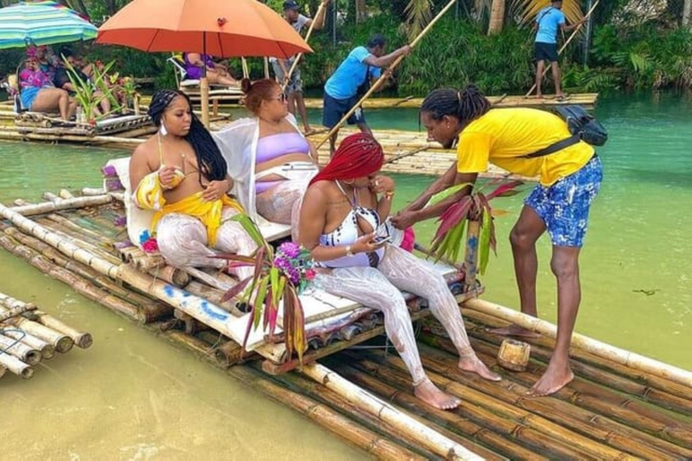 Montego Bay, Jamaica: Bamboo Rafting with Massage