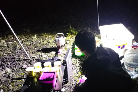 Yogyakarta: Merapi Lava View with Jeep Night Tour & campfire