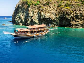 Från Antalya/Kemer: Suluada båttur med lunch och snorkling