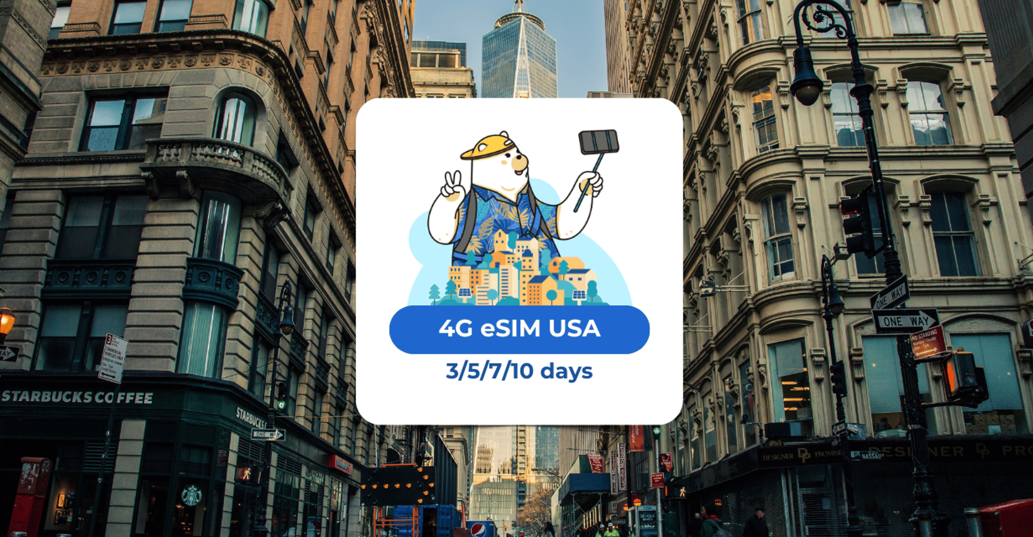 USA, eSIM Mobile Data Plan - 3/5/7/10 days - Housity