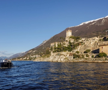 Malcesine:Venetian-style boat tour of northern Lake Garda