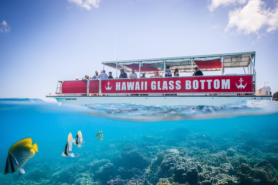 Honolulu: Glass Bottom Boat Tour along Oahu&#039;s South Shore
