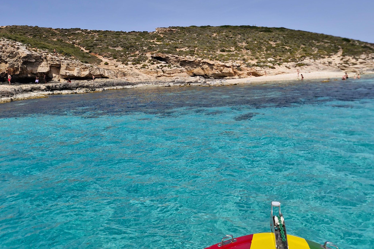 Private Comino Speedboat Charter from Bugibba 4-Hour Private Blue Lagoon Escape