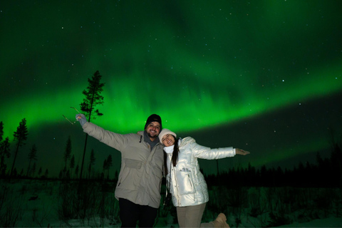 Rovaniemi: wycieczka na zorzę polarną z gwarantowanymi widokami